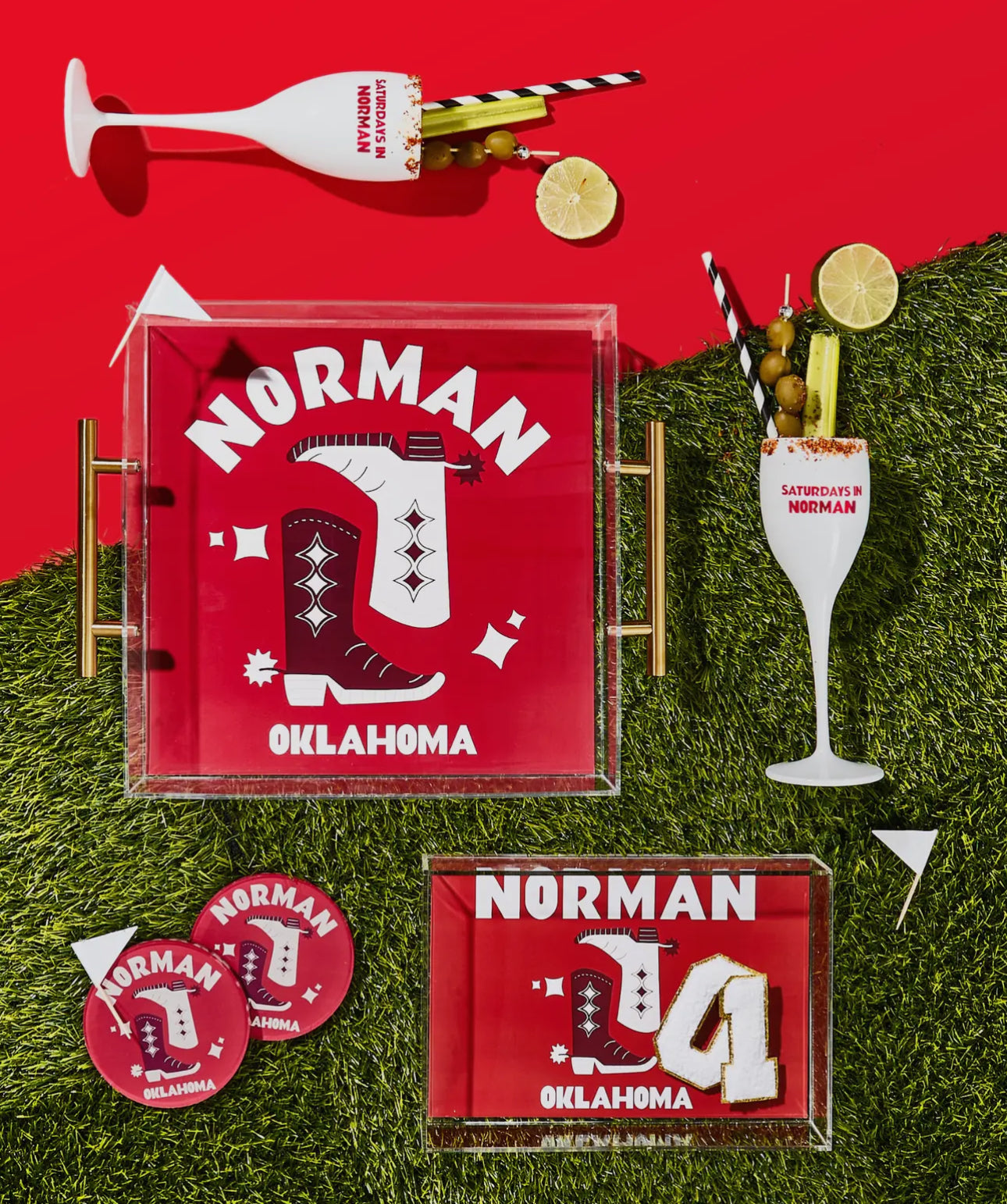 University of Oklahoma Acrylic Coasters