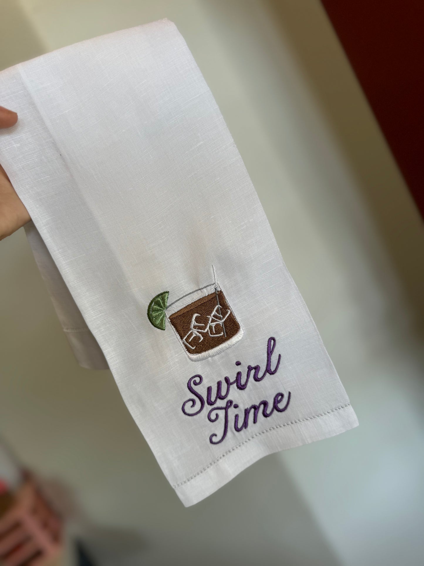 Hemstitch Tea Towel
