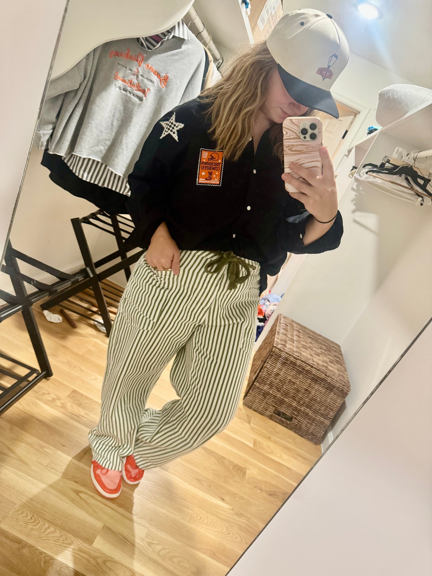 Cowboy Icon Button Up