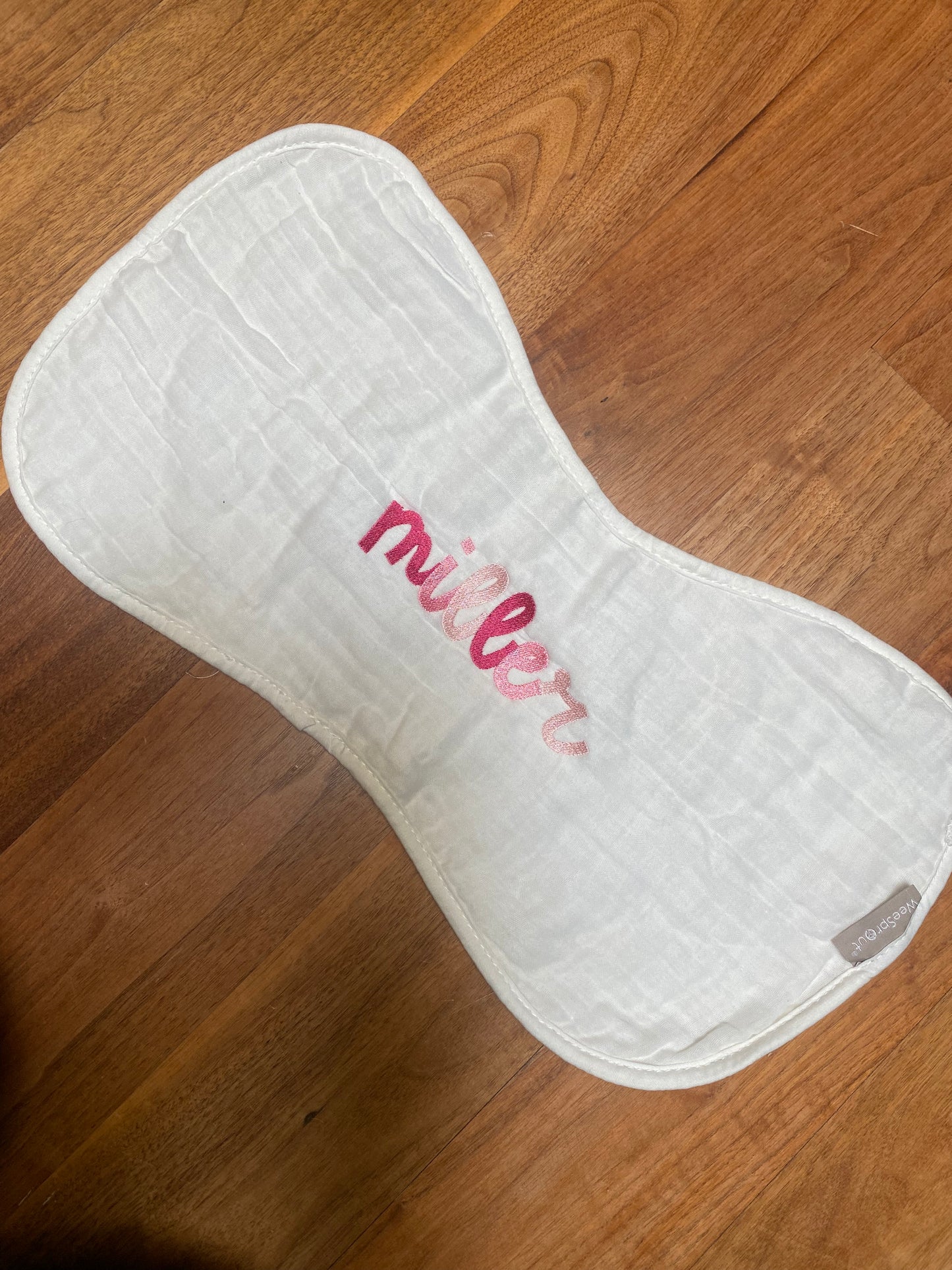 Snap bib/burp cloth