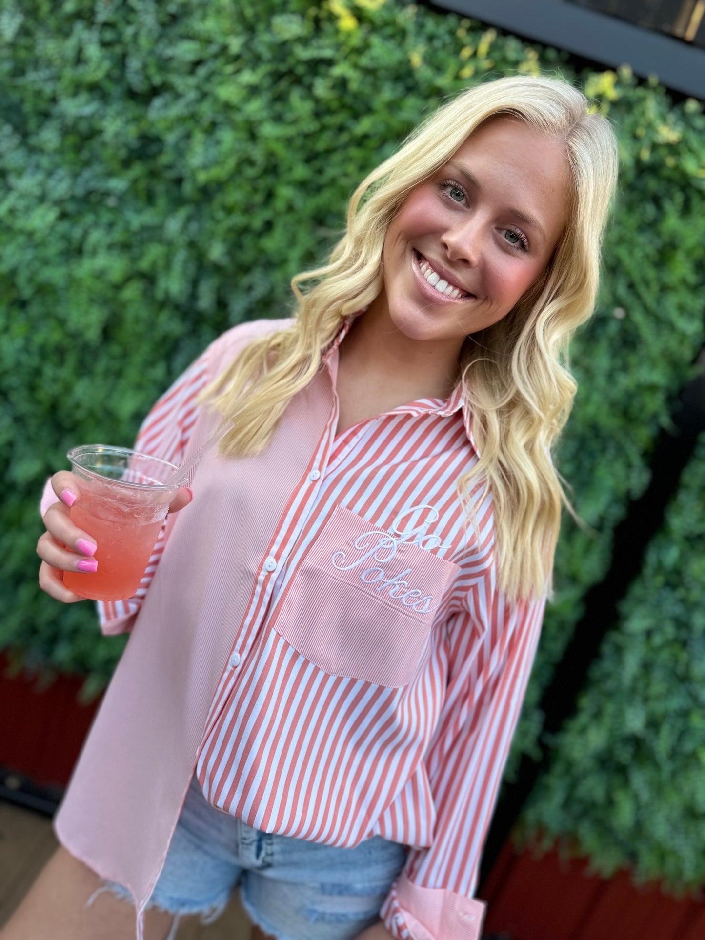 Charly Stripe Button Down