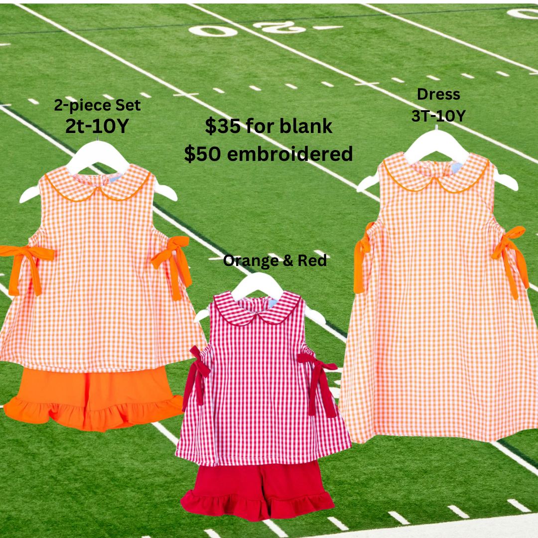 Gingham Game Day Outift