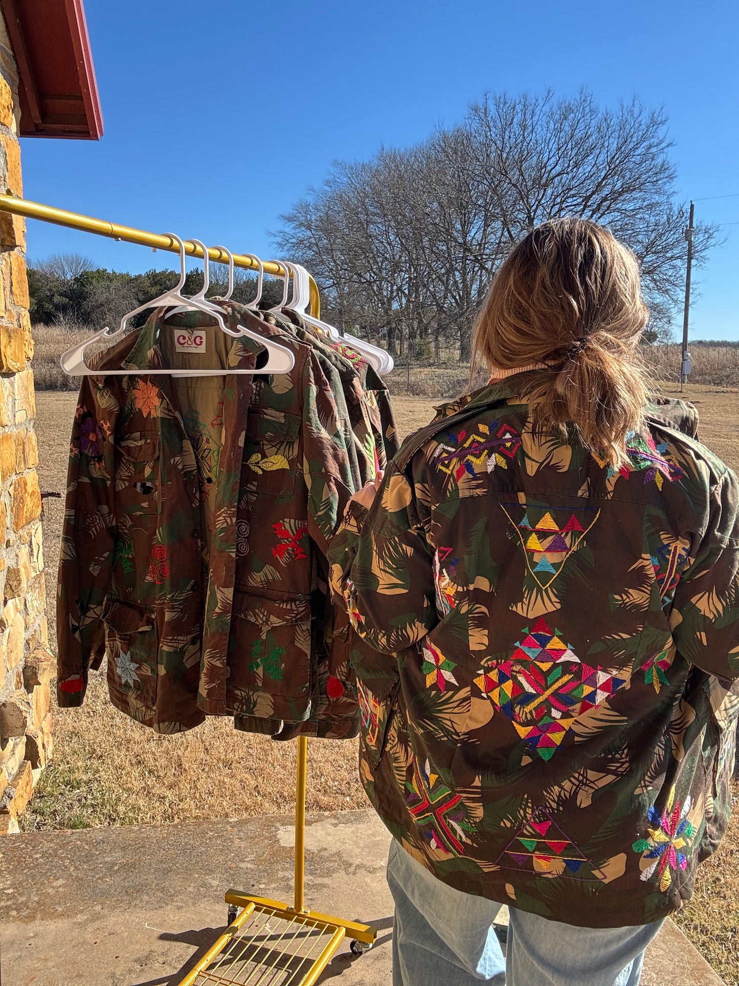 Textile Queen Army Jacket