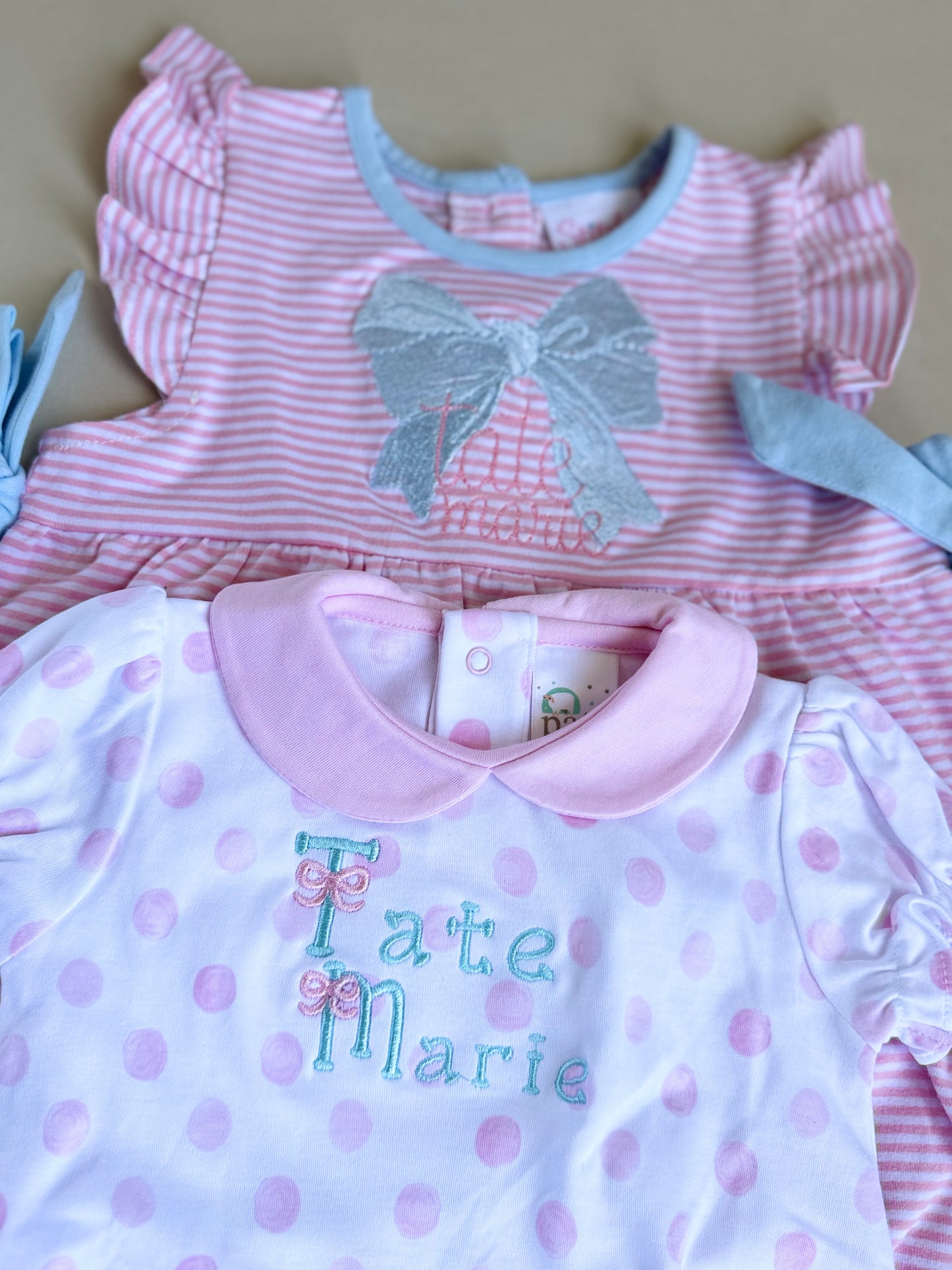 Paty Pima Pink Dots Bubble w/ Collar