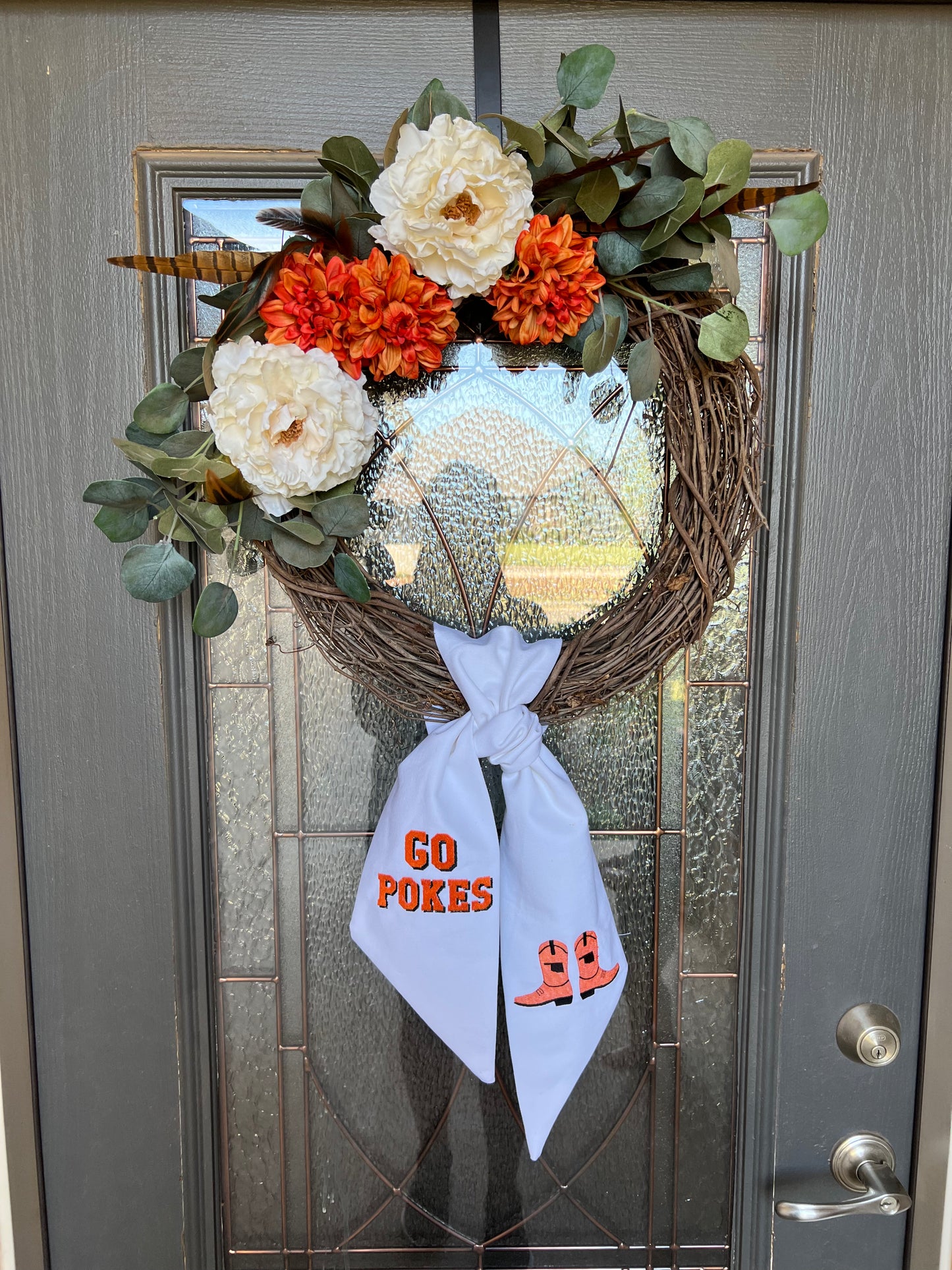 Oklahoma State University Wreath Sash