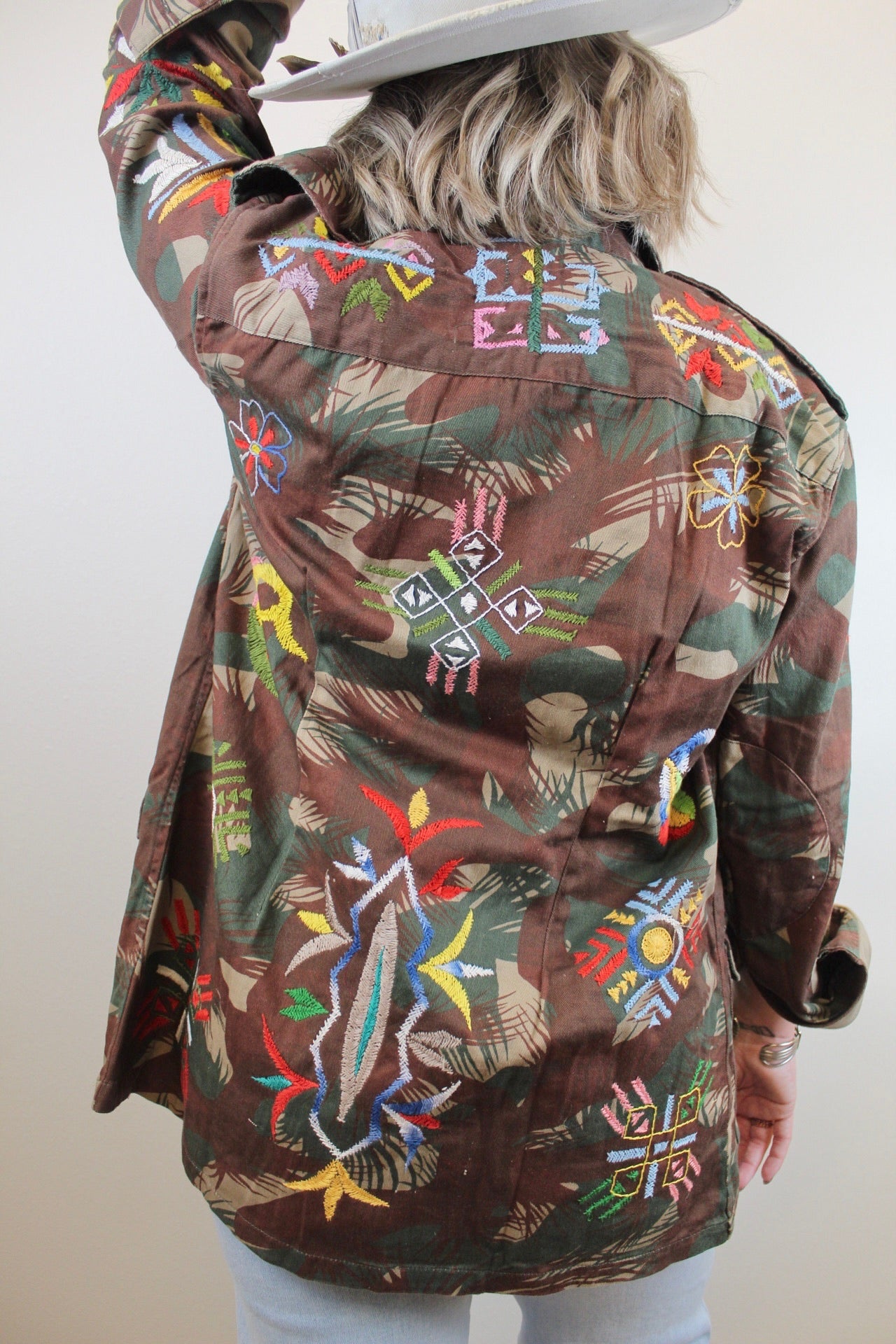 Aqua - Vintage Military Jacket