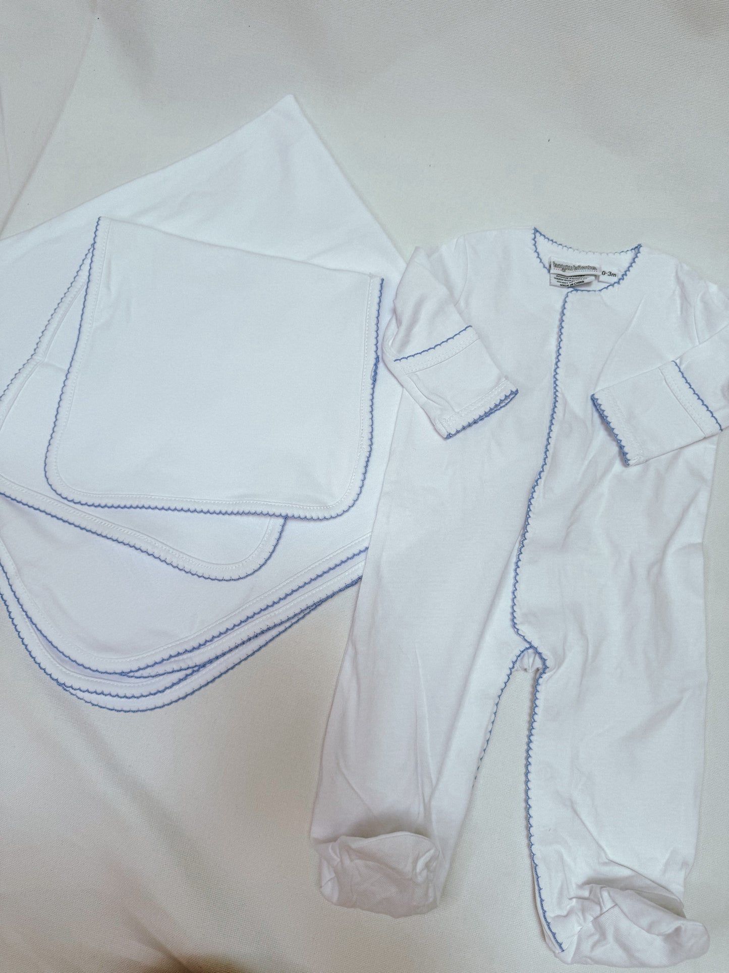 Scalloped Edge Baby Set