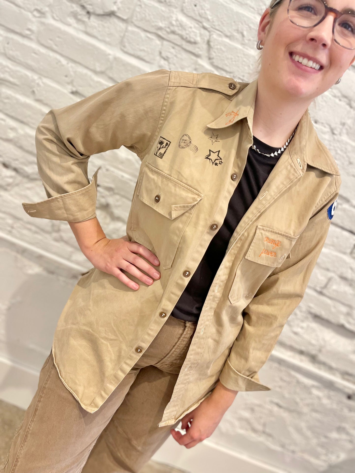 Khaki Stamp Jacket – Cowboys Edition