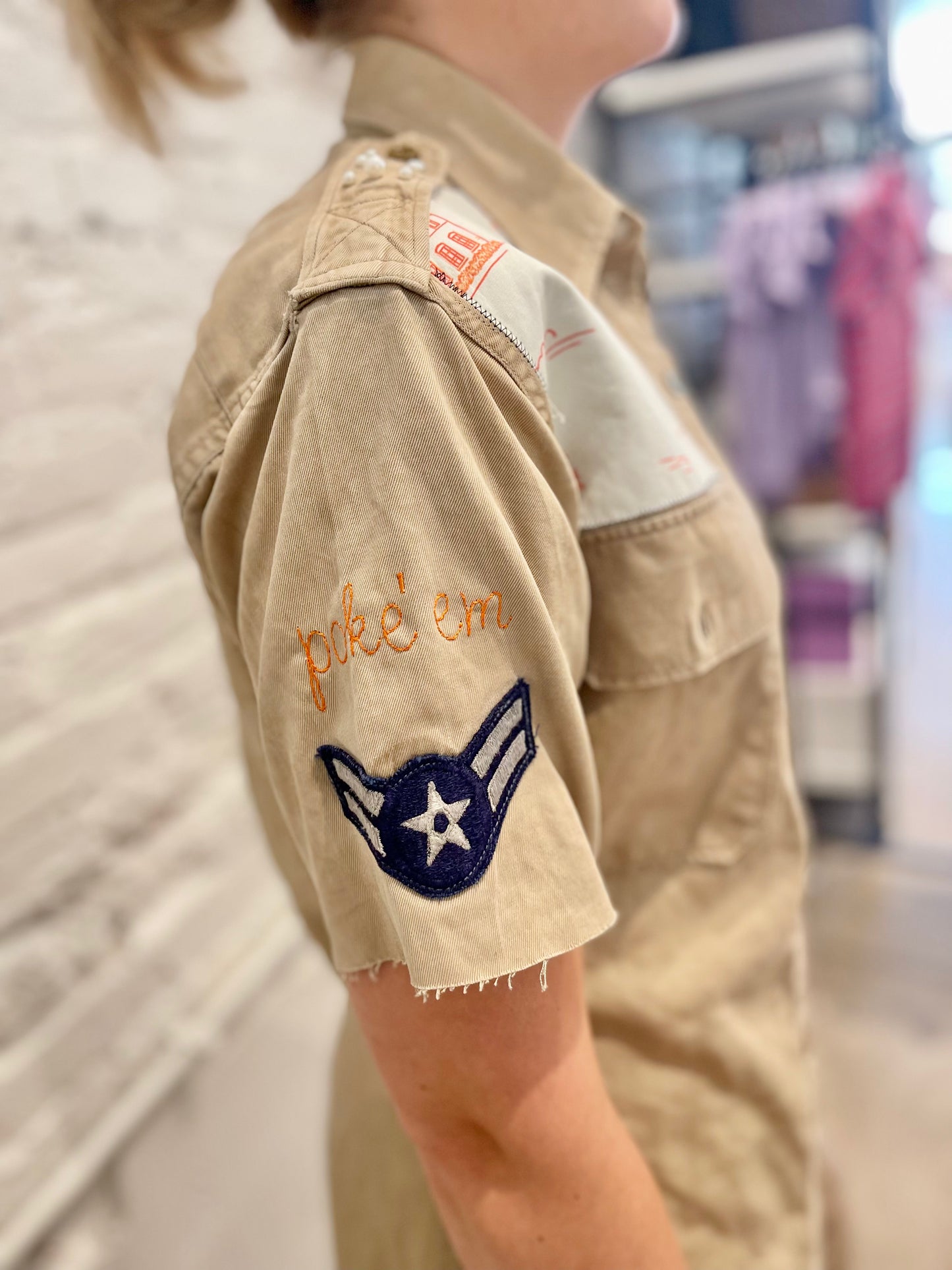 Khaki Stamp Jacket – Touchdown Cowboys Edition