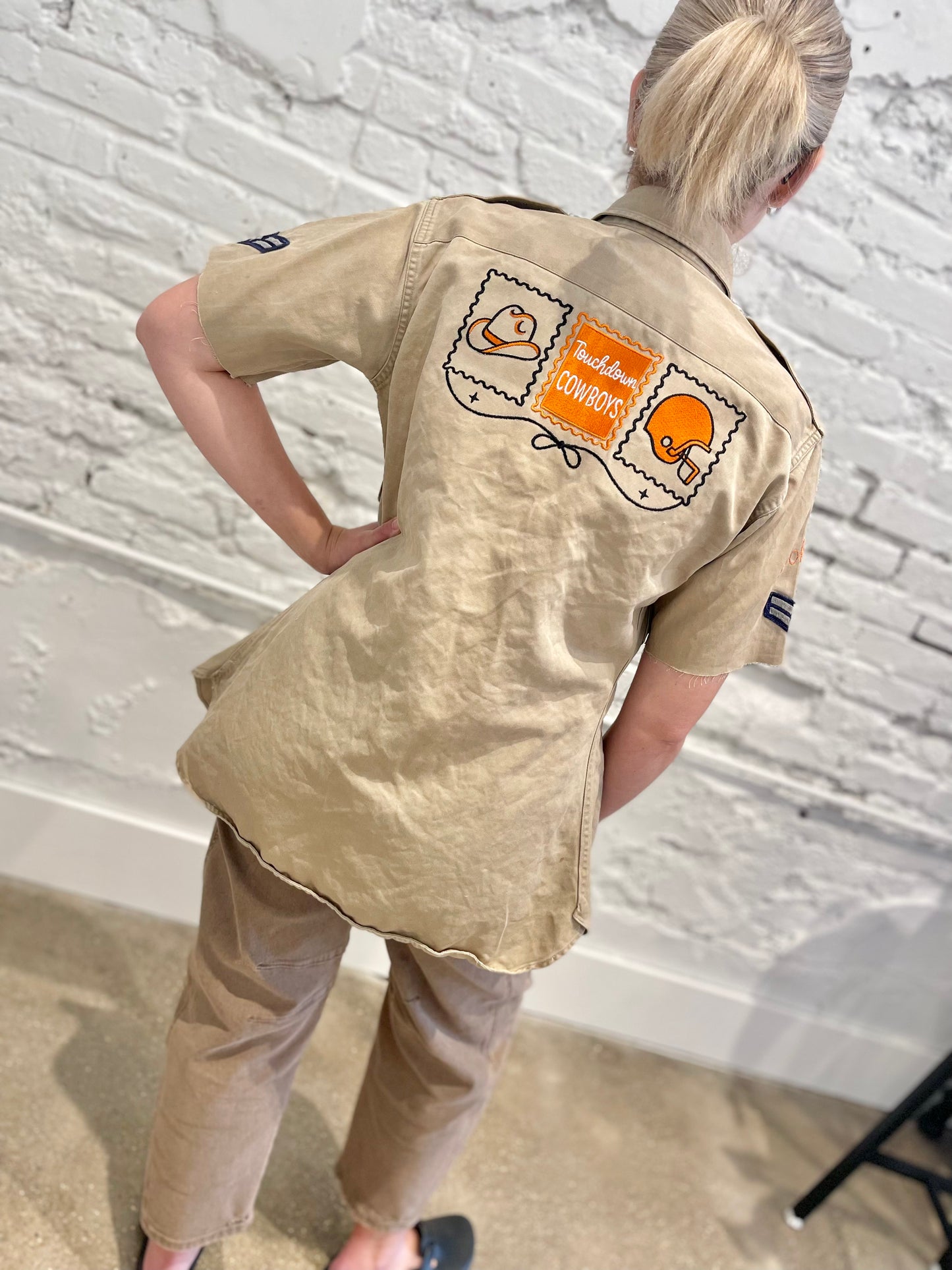 Khaki Stamp Jacket – Touchdown Cowboys Edition