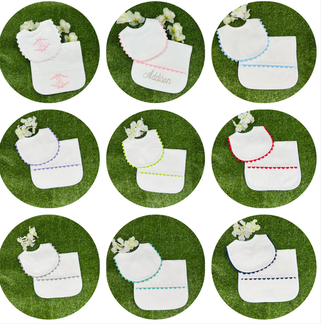 INFANT Scalloped Set
