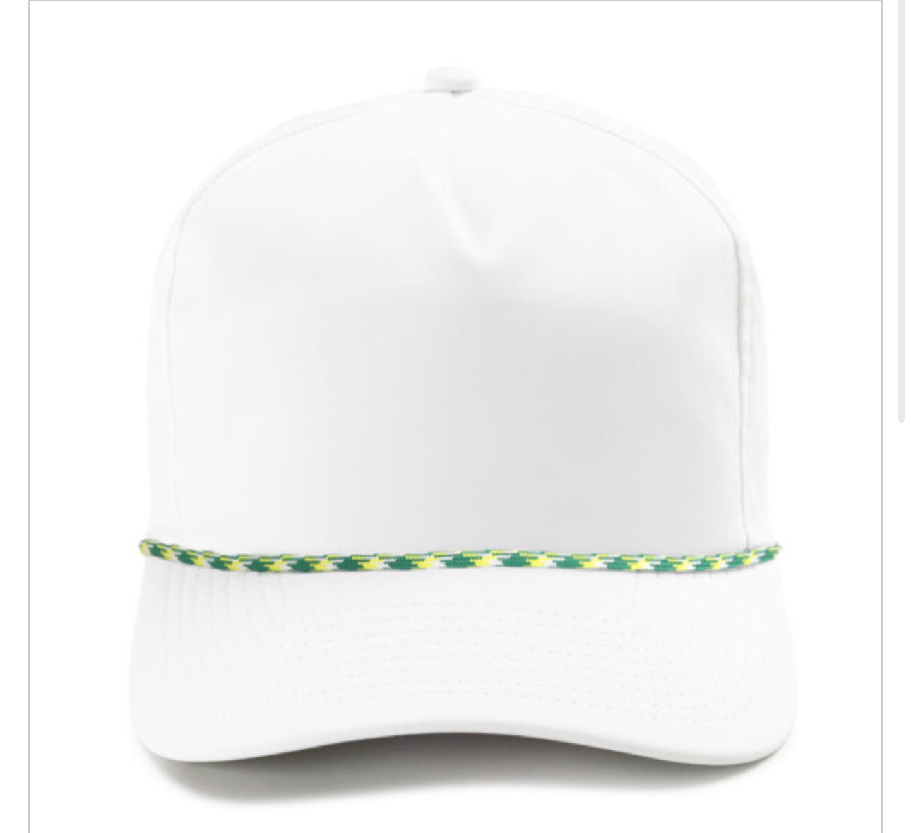 Traditional Puffy Cursive Rope Cap