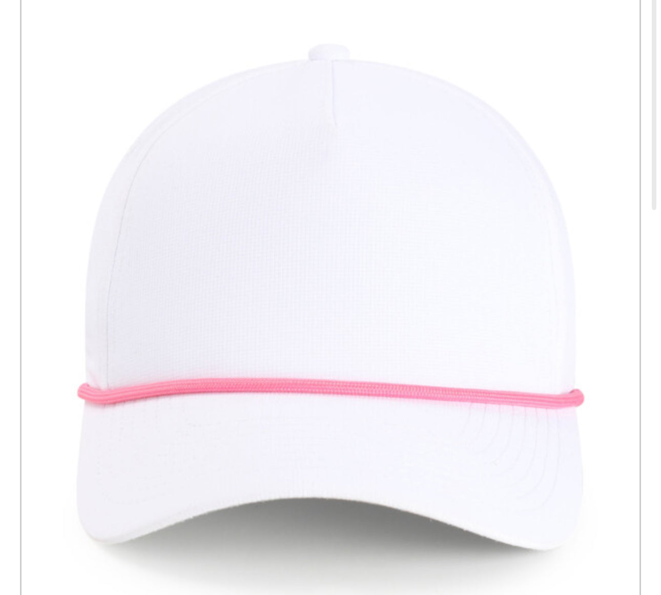 Traditional Puffy Cursive Rope Cap