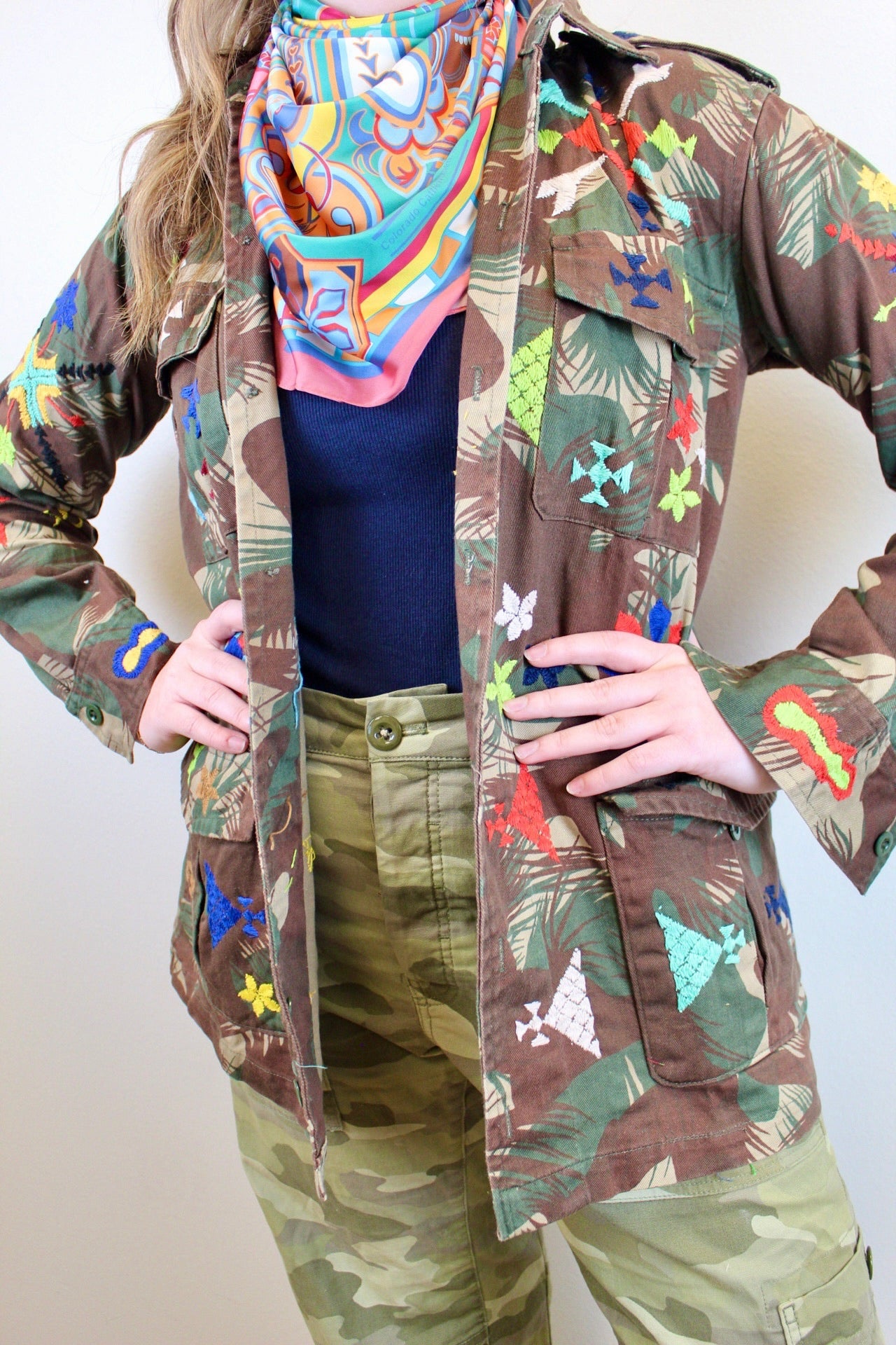 Red Lady - Vintage Military Jacket