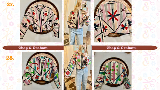 #27-28 : Front Porch Floral Jacket