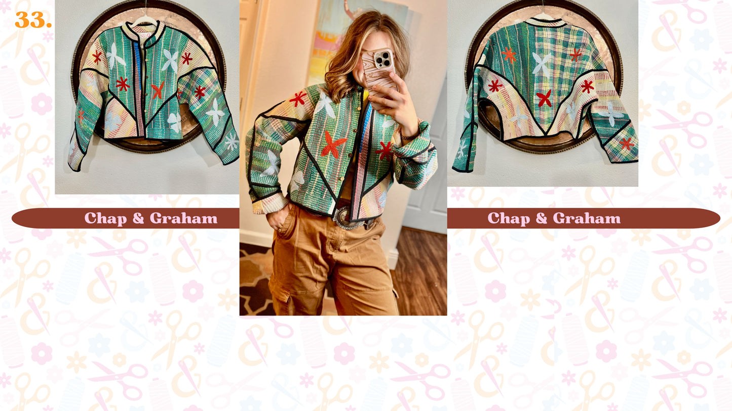 #33 : Turquoise Jam Jacket