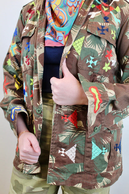 Red Lady - Vintage Military Jacket