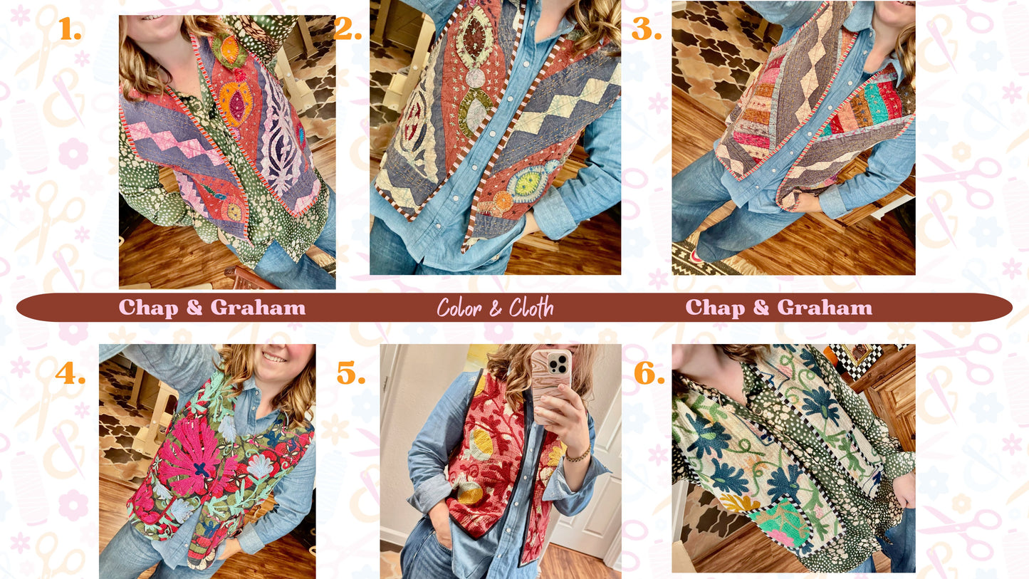 #1-6 : Color Riot Quilted Vest