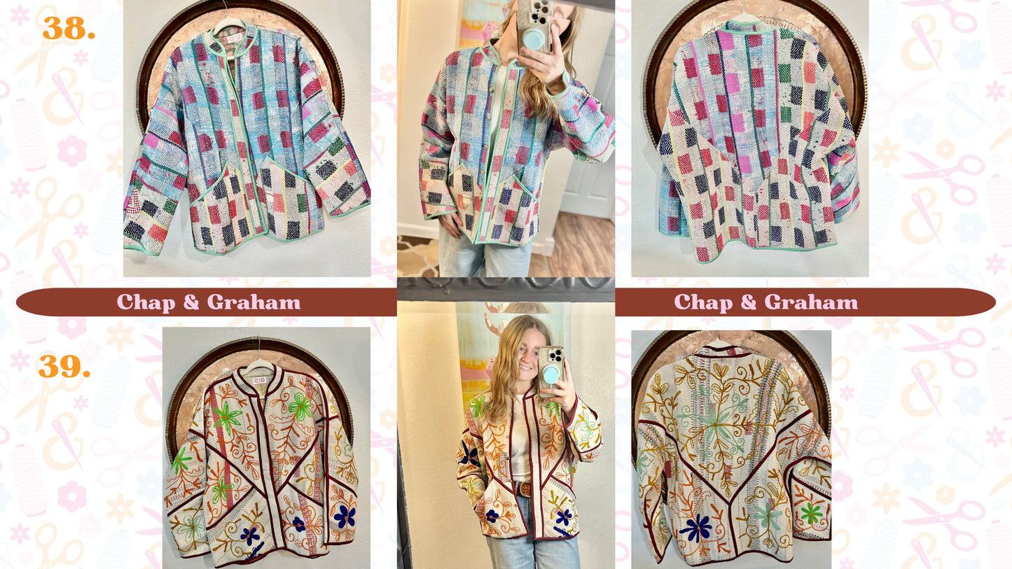 #38-39 : Check-Mate Stitch Jacket