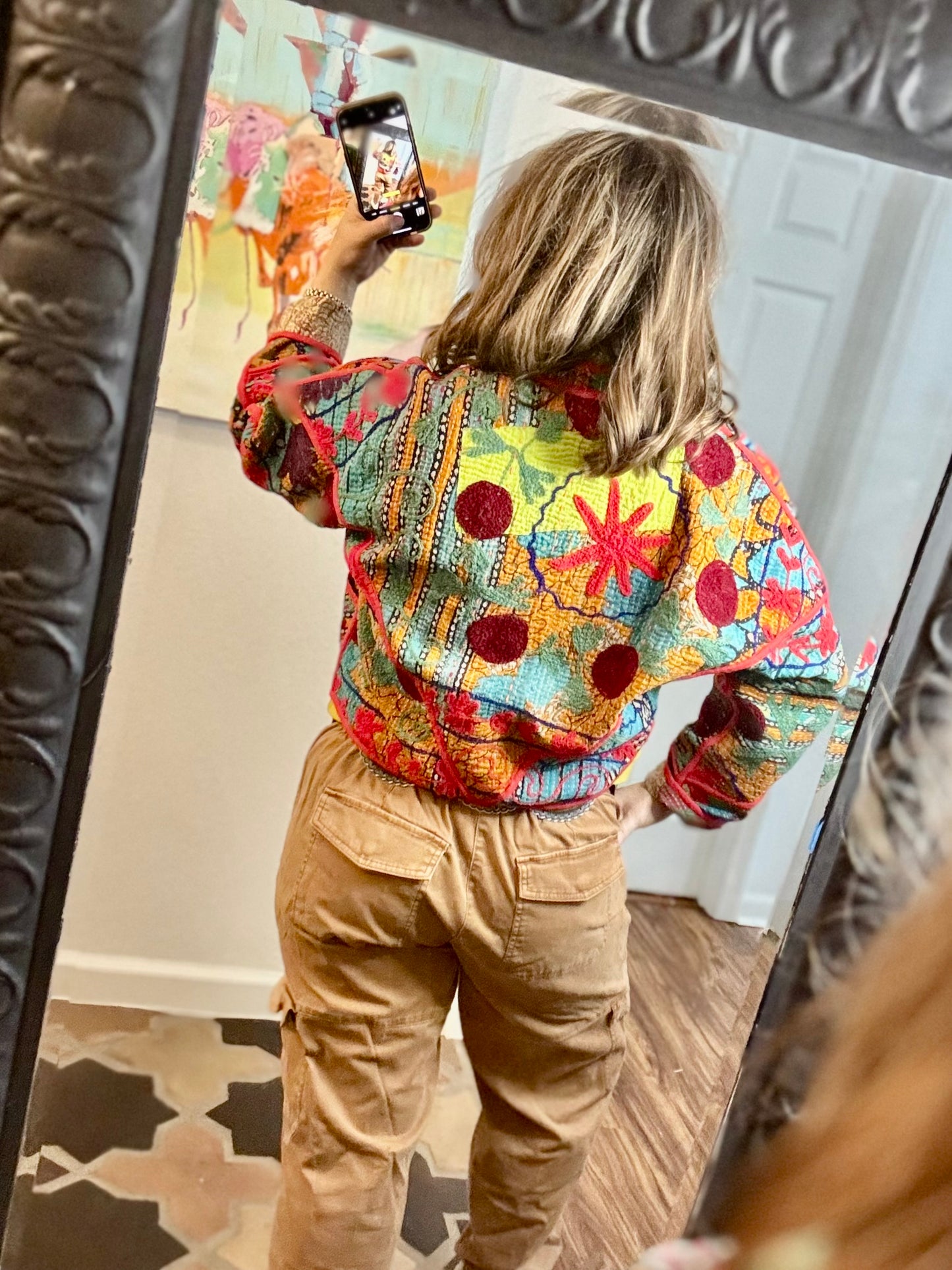 Neon Lights Quilted Jacket