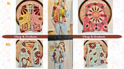 #9-10 : Sun Flower Stitch Vest