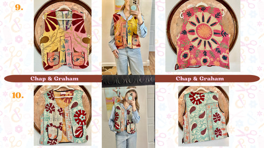 #9-10 : Sun Flower Stitch Vest