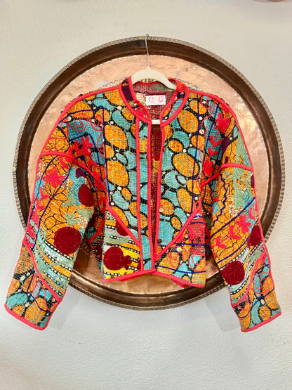 Neon Lights Quilted Jacket