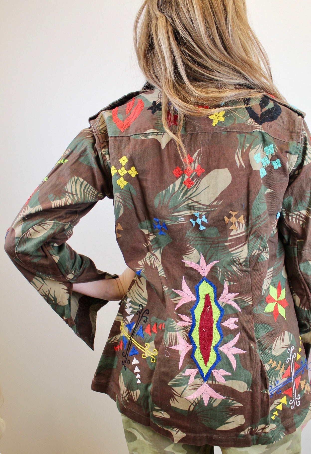 Red Lady - Vintage Military Jacket