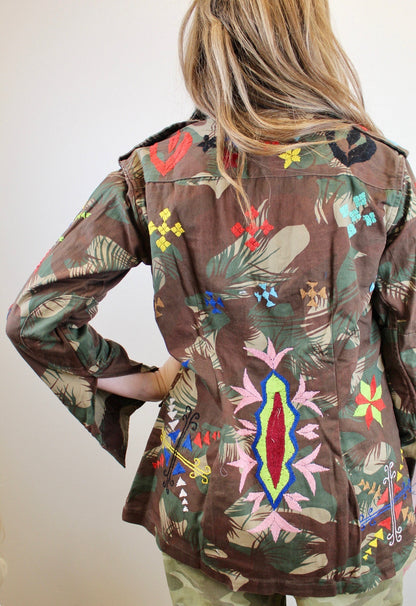 Red Lady - Vintage Military Jacket