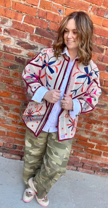 Neon Pop Cotton Jacket