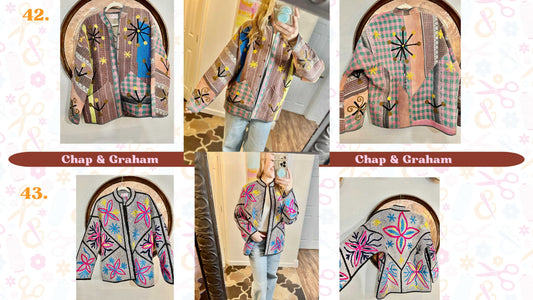 #42-43 : Stary Night Floral Jacket