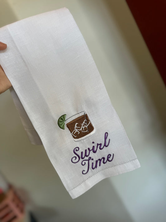 Hemstitch Tea Towel