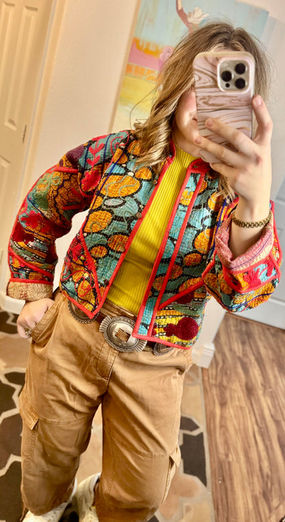 Neon Lights Quilted Jacket