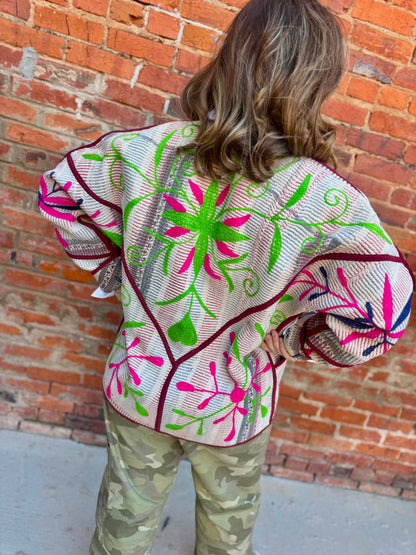 Neon Pop Cotton Jacket