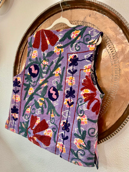 Purple Sage Quilted Vest