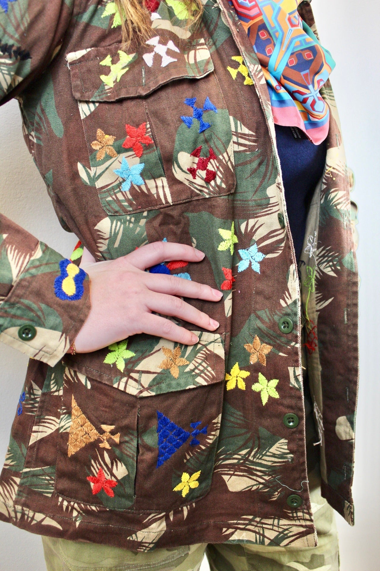 Red Lady - Vintage Military Jacket