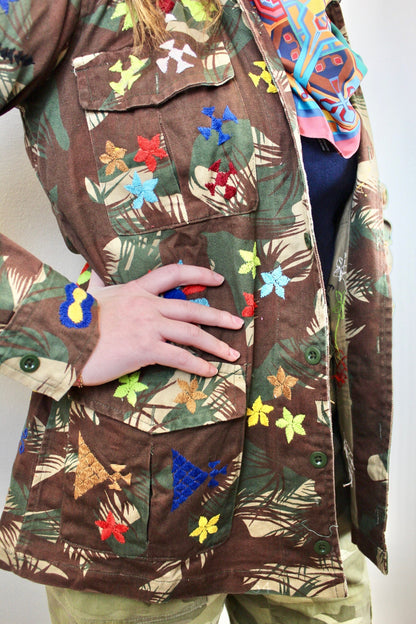 Red Lady - Vintage Military Jacket