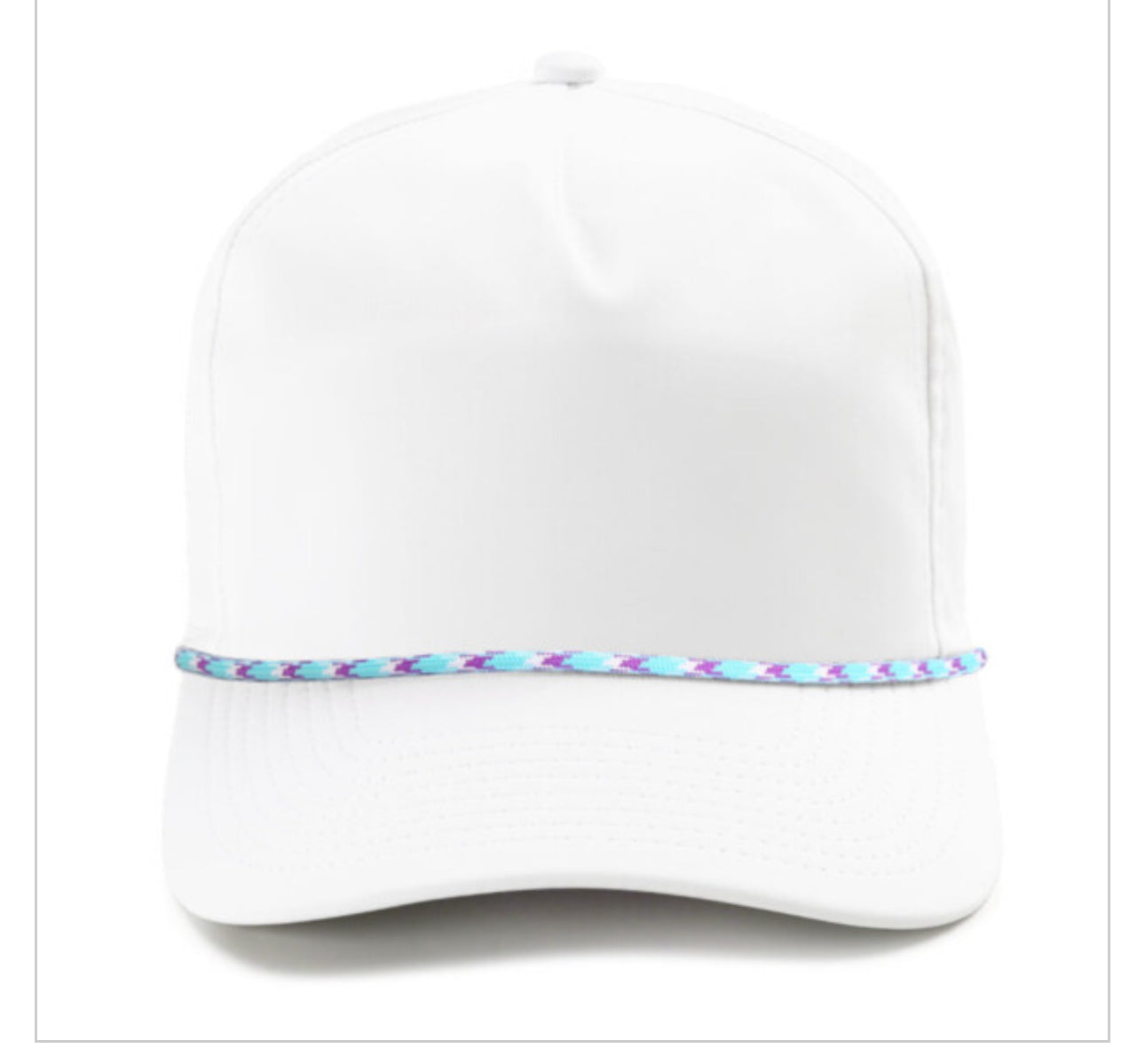 Traditional Puffy Cursive Rope Cap