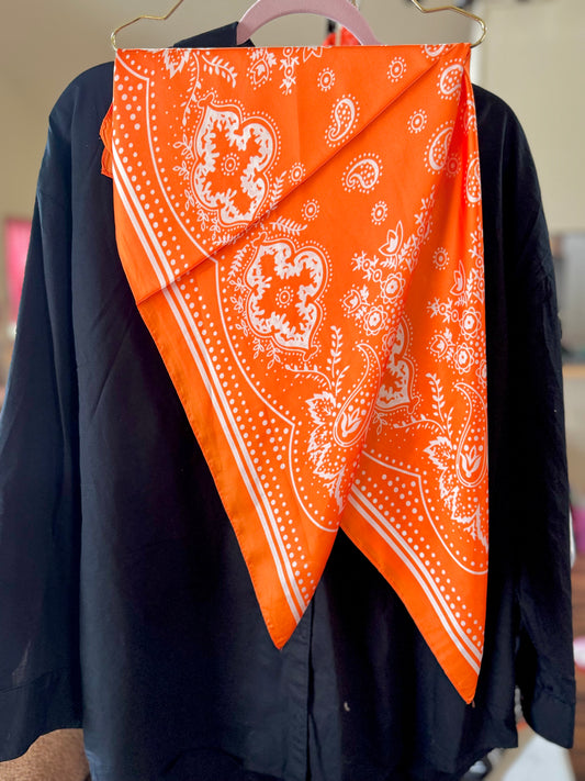 Something In the Orange Satin Scarf