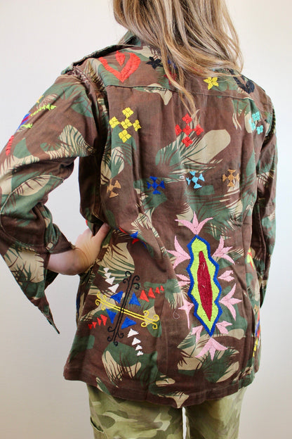 Red Lady - Vintage Military Jacket