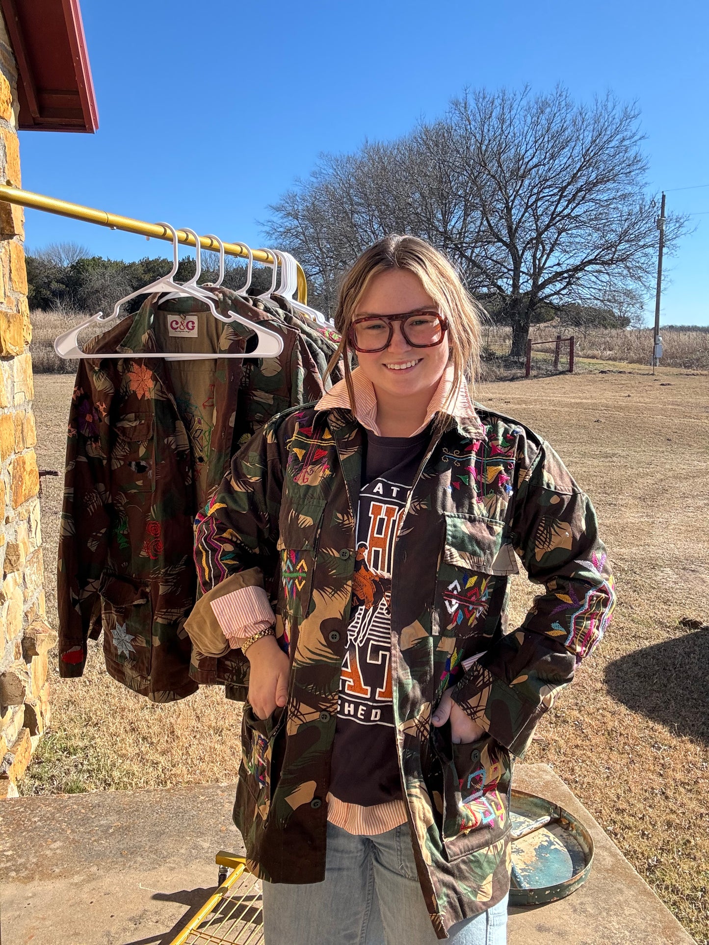 Textile Queen Army Jacket