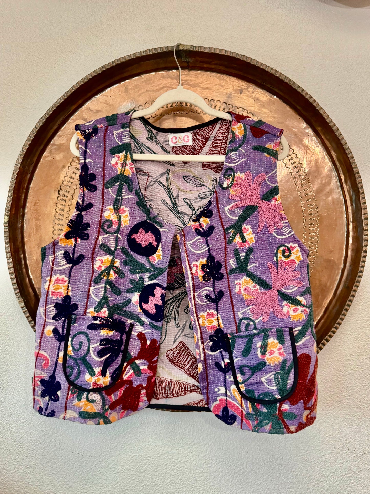 Purple Sage Quilted Vest