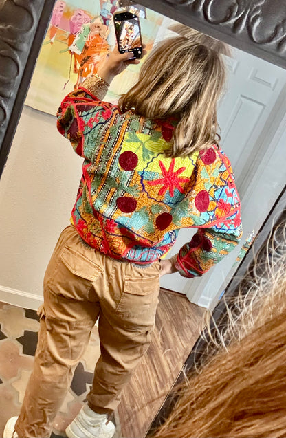 Neon Lights Quilted Jacket