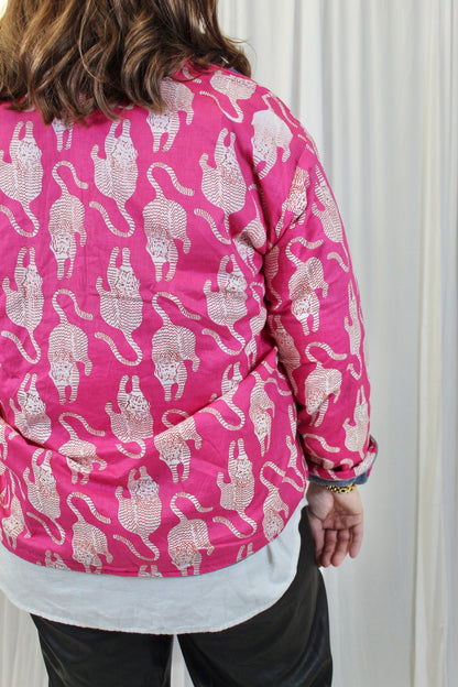 White Heart and Cross Velvet Jacket