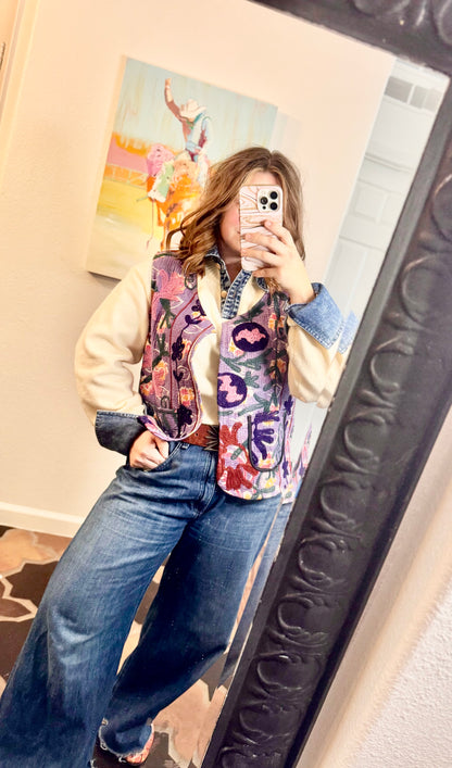 Purple Sage Quilted Vest