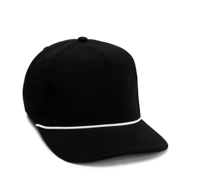 Traditional Puffy Cursive Rope Cap