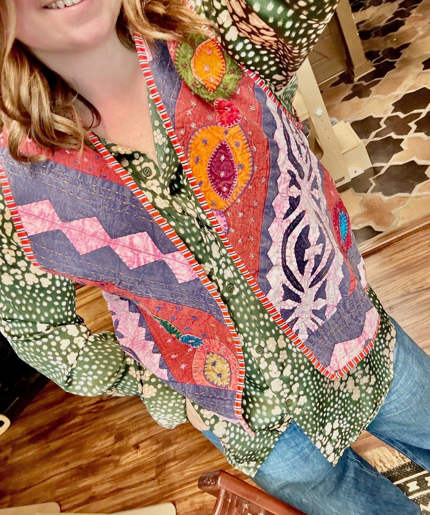 #1-6 : Color Riot Quilted Vest
