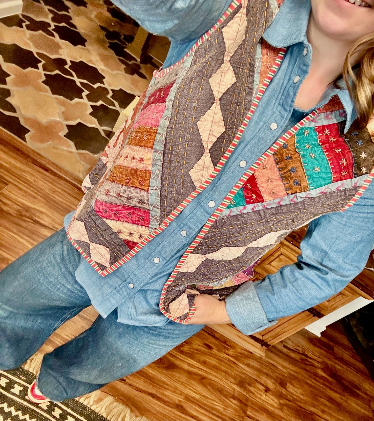 #1-6 : Color Riot Quilted Vest