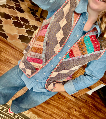 #1-6 : Color Riot Quilted Vest