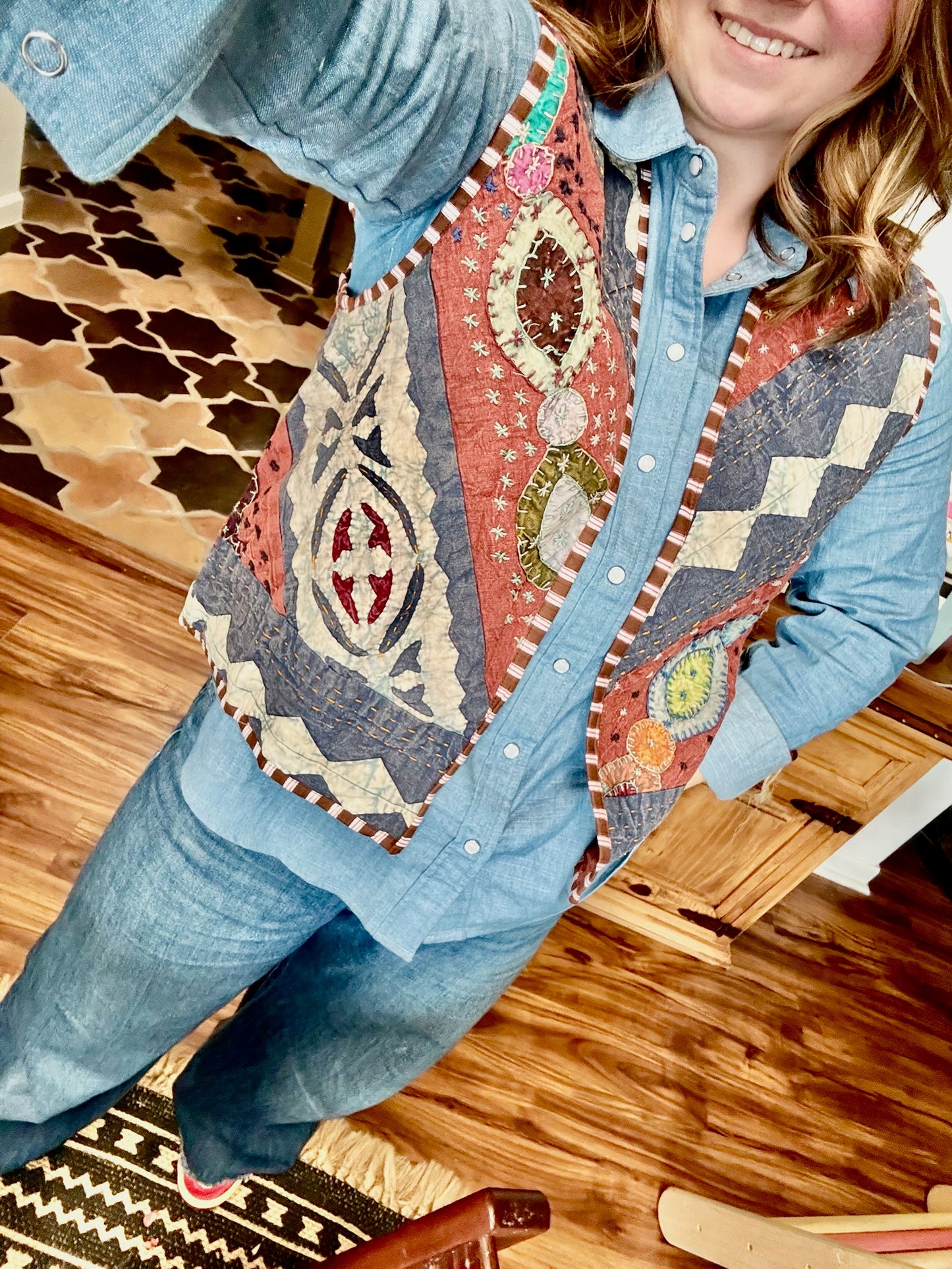 #1-6 : Color Riot Quilted Vest